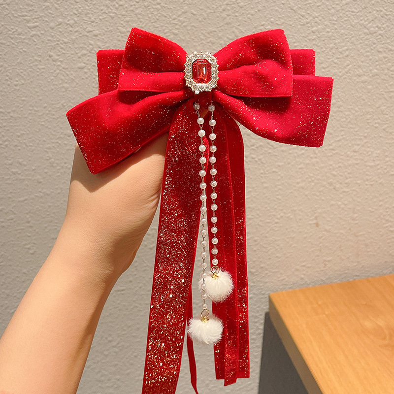 Horquillas Chinas Tradicionales para Niños, Materiales Mixtos, Decorativo, Con Borlas, para Hanfu y Año Nuevo