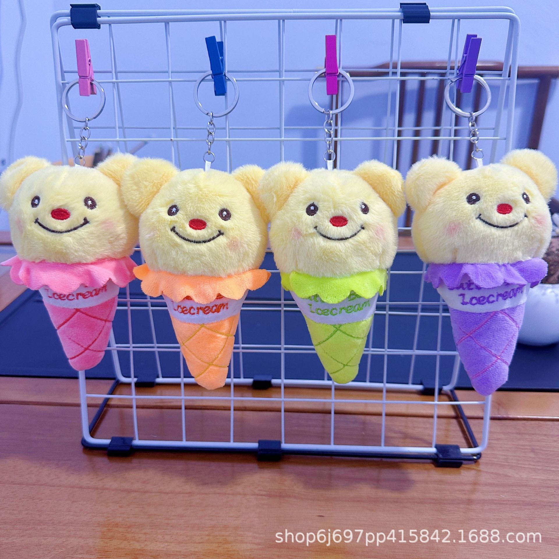 Cuatro pulgadas muñeca de peluche pequeño colgante muñeca llavero muñeca mochila colgante juguete de peluche regalo