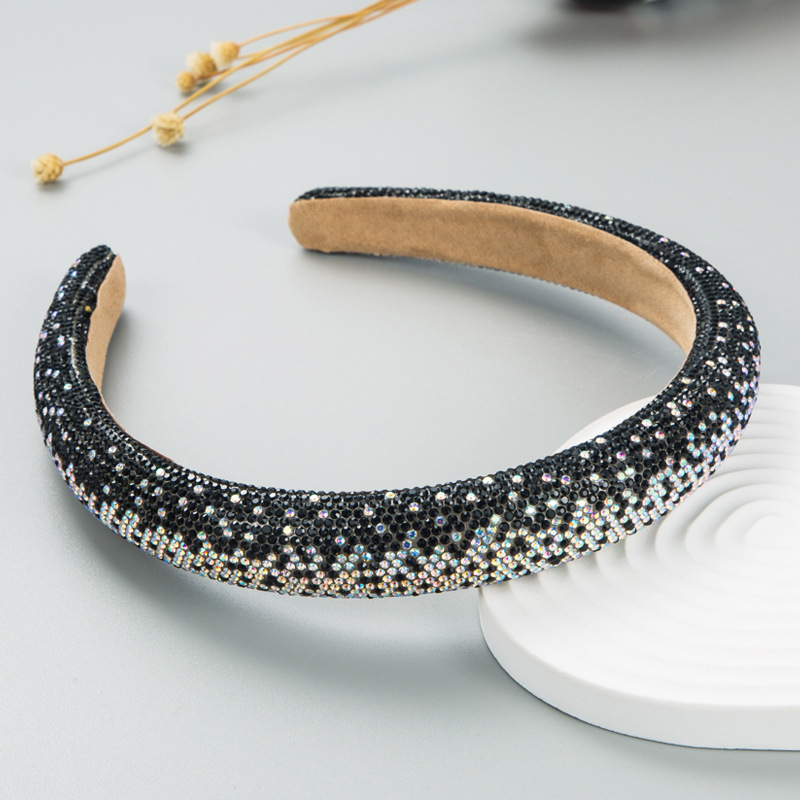 Mode Barocke Sternenklare Strass-schwamm-stirnband Super-flash-trend-kopfbedeckungen display picture 7