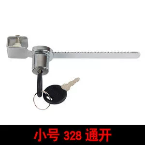 Glass sliding ice cream cabinet lock small size (open key)-328 Limited time offer