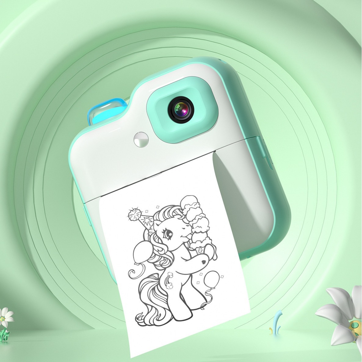 Nuevo transfronteriza mini Polaroid Q6 impresora Cámara fábrica directa foto Puede tomar fotos puede imprimir regalos
