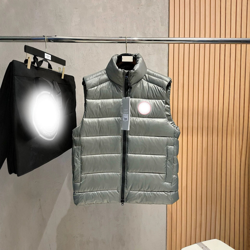 Cross-Border Russian 2229 Vest Jacket for Men and Women, Couple's Luxury High-End New Style Shiny Winter down Jacket