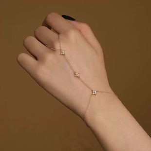 (Cross-border trading), jewelry, accessories, ring, Amazon, four-leaf clover, french style, high-quality style