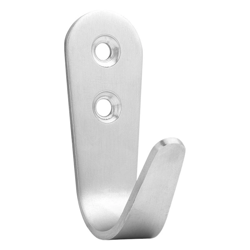 Утолщенный крючок для одежды из нержавеющей стали, черный крючок для ванной комнаты, туалета, крючок для одежды, дверной крючок для одежды, настенный подвесной настенный крючок