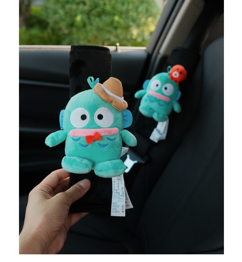 Cute Car Seat Belt Shoulder Cover Car Seat Belt Handle Cover Car Interior Decoration Supplies Ornaments Mr. Hanton
