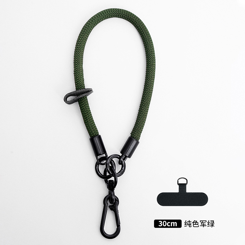 Cordón de teléfono móvil al por mayor crossbody ajustable avanzado Halter muñeca tejida Sling back clip caja del teléfono móvil correa de cordón