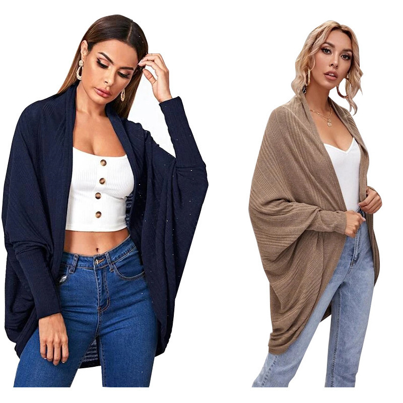 Europe and the United States in spring and summer cross-border foreign trade new women's wish Amazon Batman shawl jacket