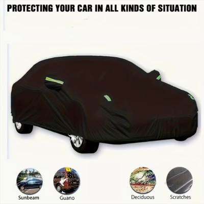 Car clothing rainproof and sunshade, single-layer silver-coated