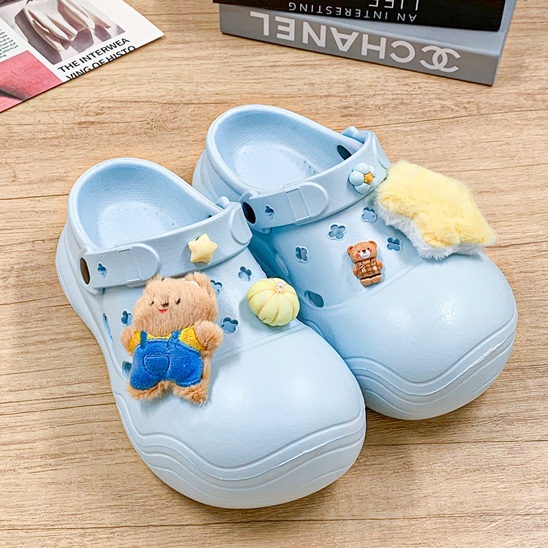 Eva New Thick-Soled Clogs for Women, Non-Slip Soft Sole Beach Summer Outdoor Wear Height-Increasing Closed-Toe Fashion Sandals Eva New Thick-Soled Clogs for Women, Non-Slip Soft Sole Beach Summer Outdoor Wear Height-Increasing Closed-Toe Fashion Sandals