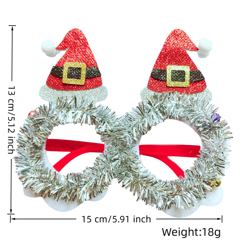 골드벨 크리스마스 모자(레드 프레임/블랙 프레임)