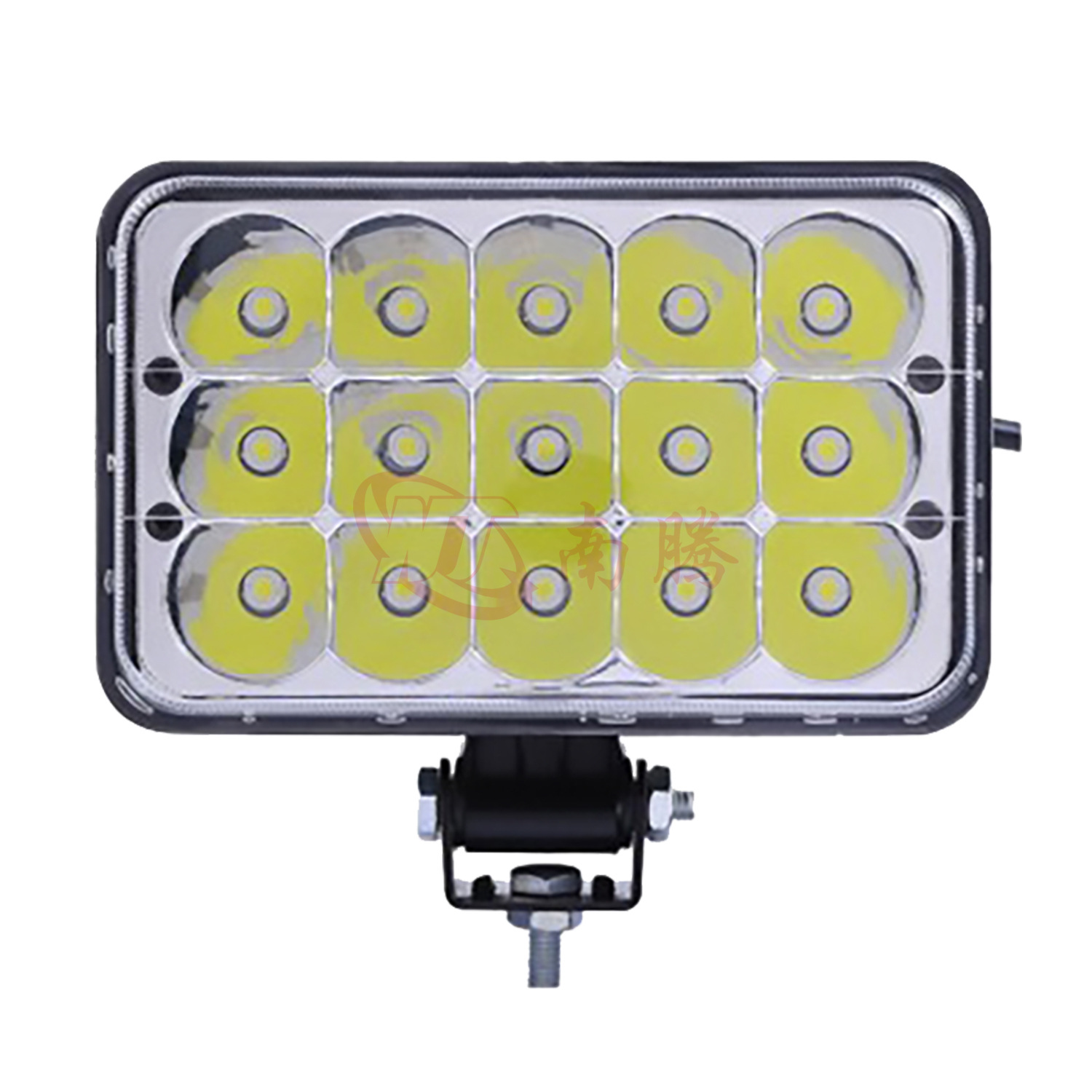 Luz de trabajo LED cuadrada de 5 pulgadas y 45W, luz para coche, montacargas, vehículo todoterreno, motocicleta, camión, superbrillante