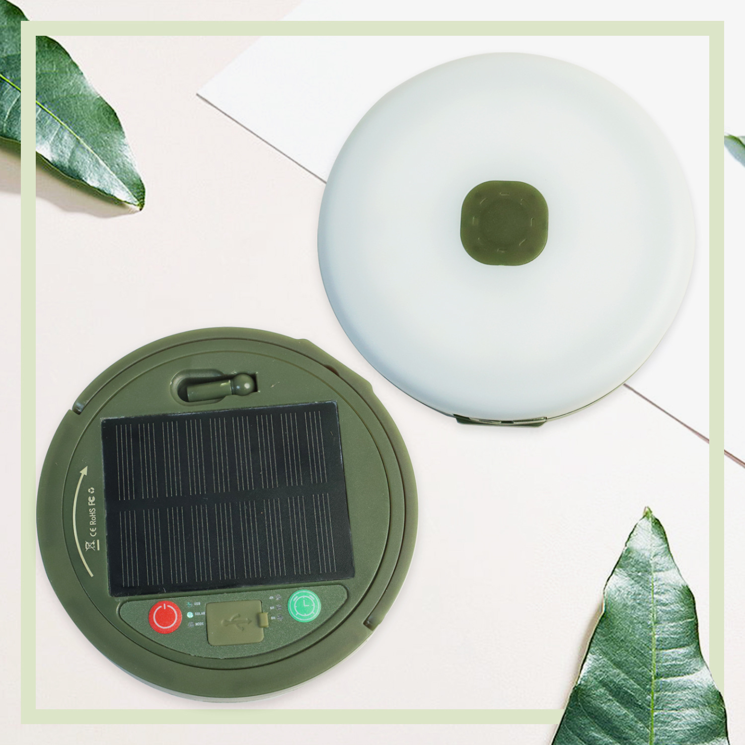 Nueva pequeña lámpara solar de campamento al aire libre tienda de campaña luz de atmósfera multifuncional larga duración lámpara de iluminación de emergencia al por mayor