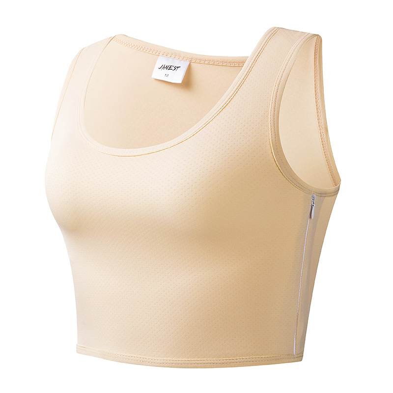 Corset Bra for Women with Big Breasts, Super Flat Vest for Summer, Anti-Sagging, Large Size, Breathable, Traceless, Shock-Proof, Tight-Fitting