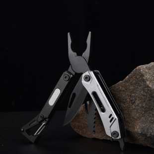 Multifunctional Pliers Combination Knife Saw Keychain Portable Outdoor Camping Stainless Steel Tool Pliers Cross Batch