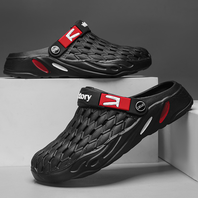 Zapatos casuales antideslizantes y resistentes al desgaste, zapatillas de playa frías transfronterizas de tamaño grande, sensación de mierda de verano, nuevas zapatillas externas