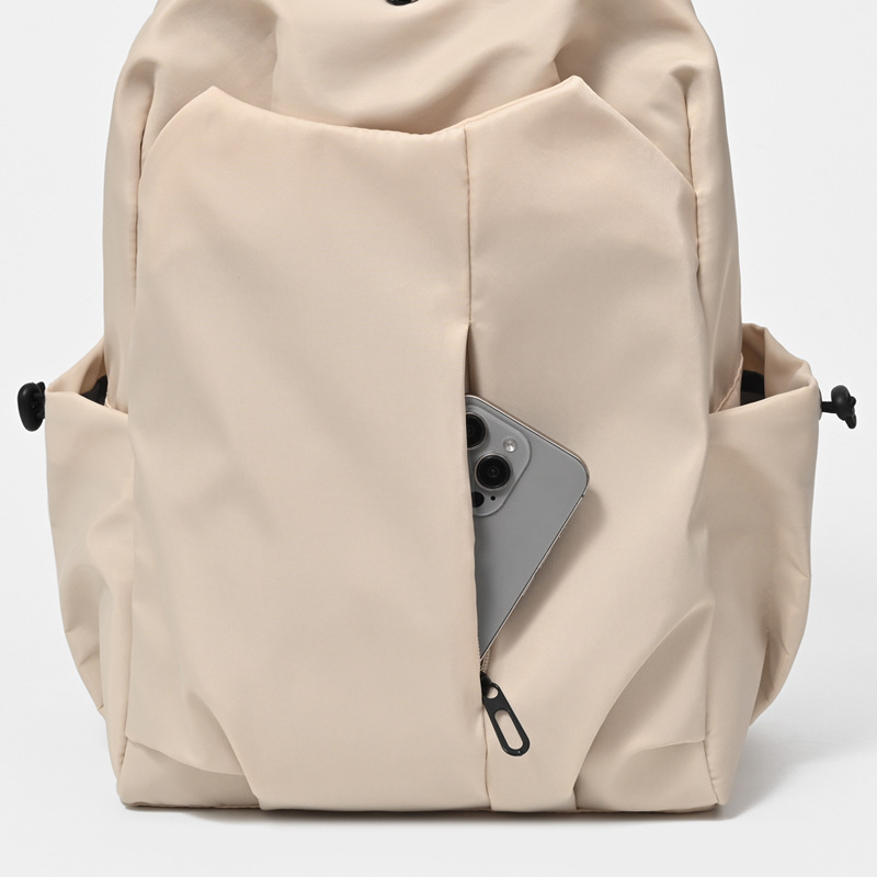 Backpack solid color simple fashion Joker backpack computer bag outdoor travel business leisure student bag wholesale