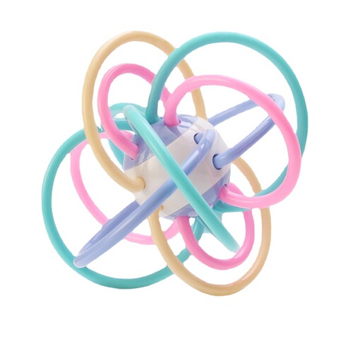 Manhattan ball 6-month-old baby toy infant rattle newborn mother and baby hand ball teether baby early education