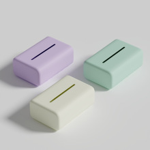 硅胶车载纸巾收纳盒客厅卧室抽纸盒茶几硅胶简约创意纸巾收纳盒