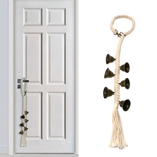 Amazon Cross-border Adjustable Doorbell Durable Cotton Rope Braided Hanging Rope Dog Training Cat Doorbell Puppy Training