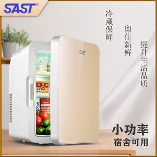 Small Refrigerator, Small Mini Car Home Refrigerator, Heating and Cooling Cosmetics Dormitory Car Home Refrigerated Medicine Preservation