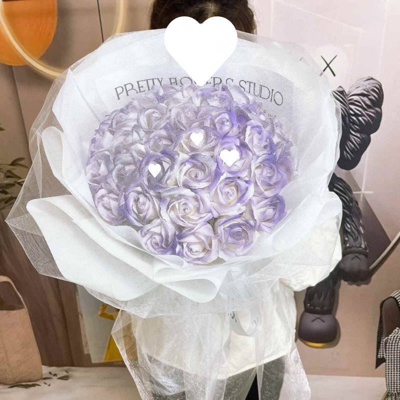 バラの花束、バレンタインデー、大晦日、ガールフレンドの誕生日、ロマンチックな石鹸、プリザーブドフラワー|undefined