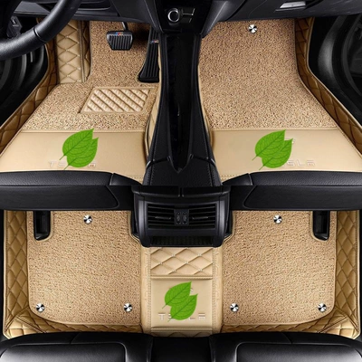 Y floor mats, Tesla | Modelə uyğun ayaqaltı - tesla-model-y-double-layer-beige-beige-silk-loop