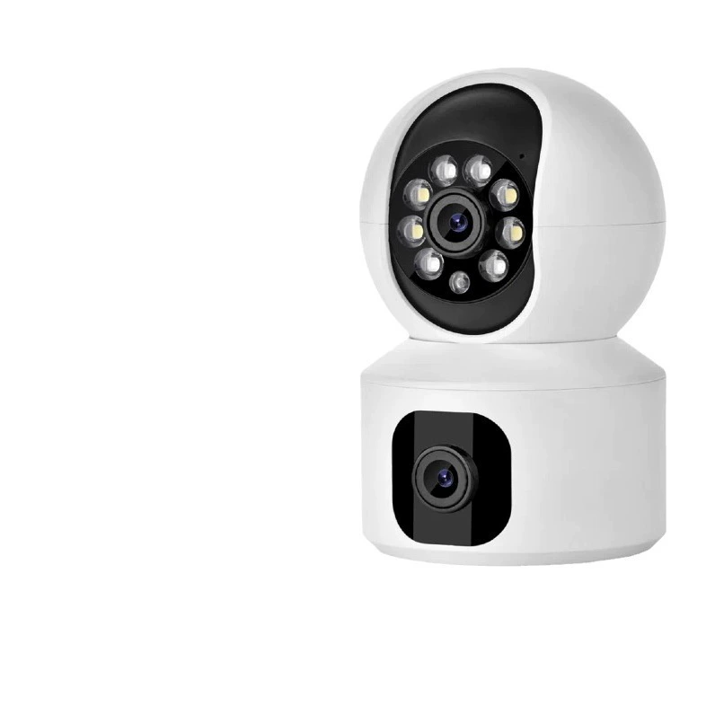 Graffiti solution 390EYES wireless wifi binocular camera high -definition night vision panorama without dead corner home monitoring
