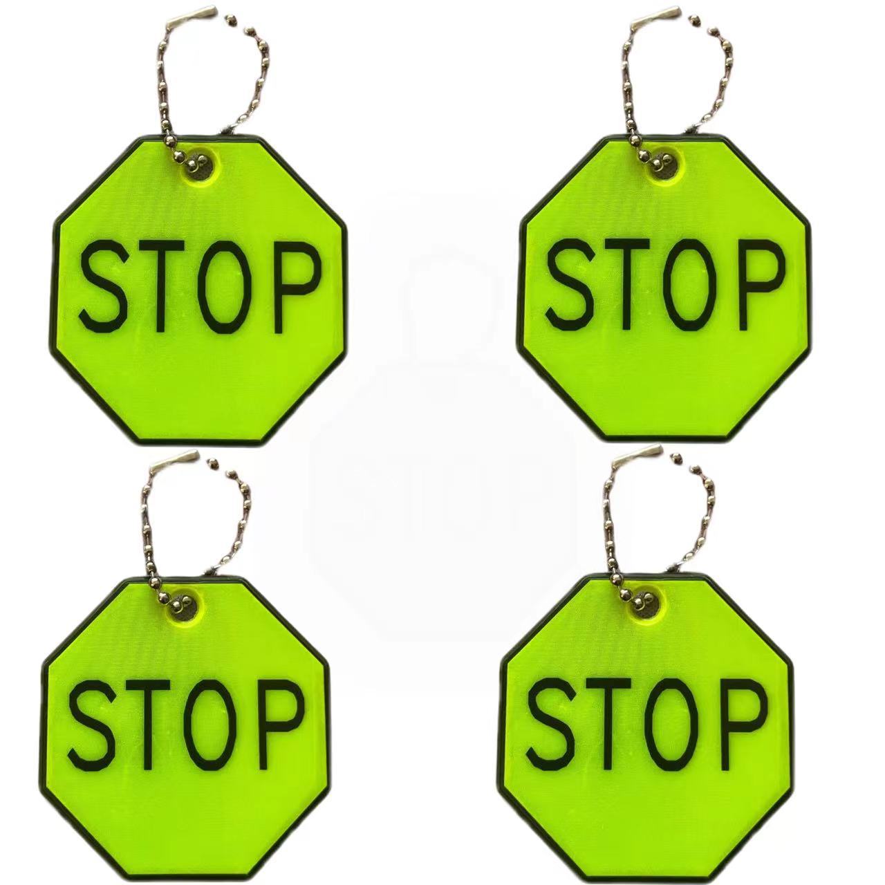 Colgante reflectante de pvc de noche bolsas de llaves de seguridad creativas de luz nocturna