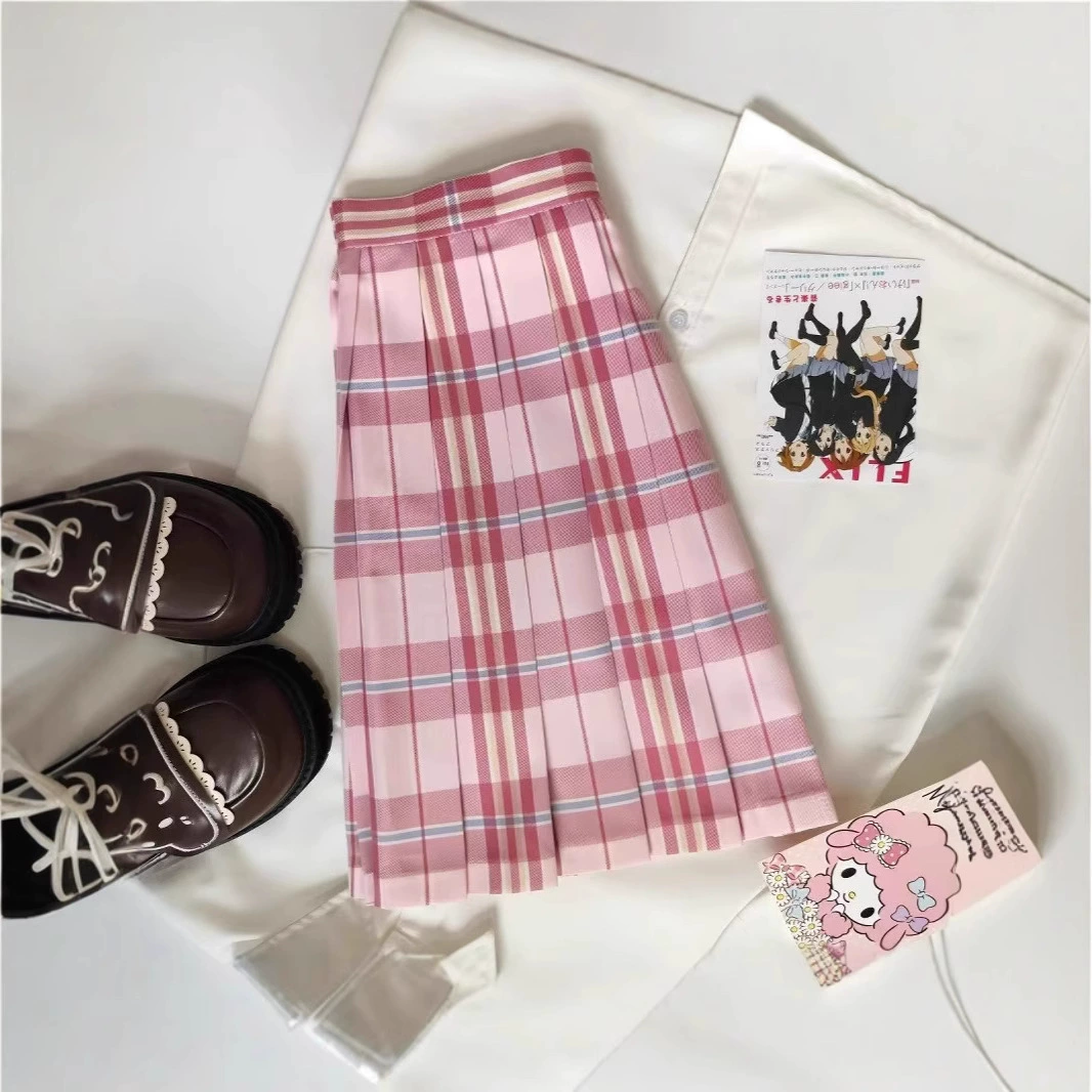 Конфеты jk сетка юбка оригинальная плиссированная юбка в клетку