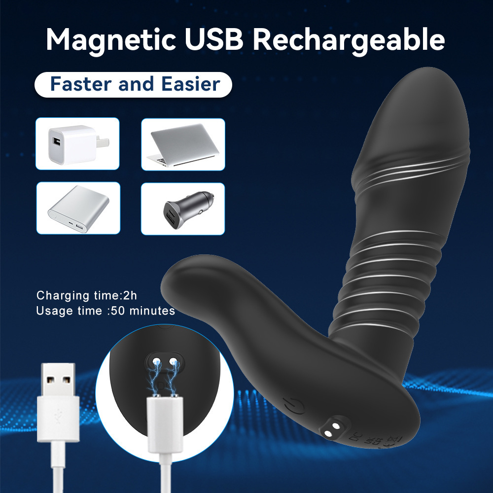 Prostate Massager Remote Control Vibrating Toy For Men And Women_voghion.com