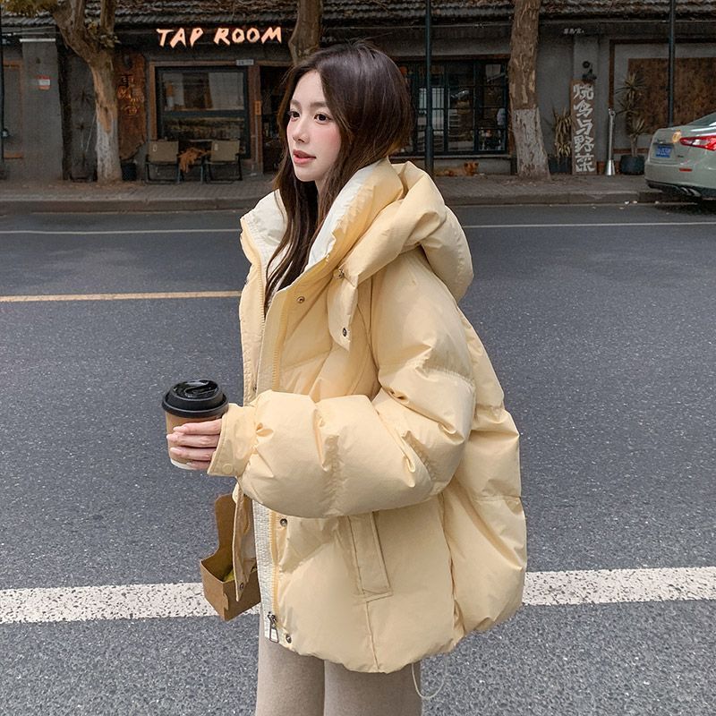 棉棉服女装秋冬新款短款宽松加厚棉衣小个子棉袄外套面包服外穿