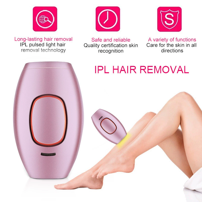 IPL Hair Removal Device, 5M Flashes, 470–1100 nm, Portable Home Export Model
