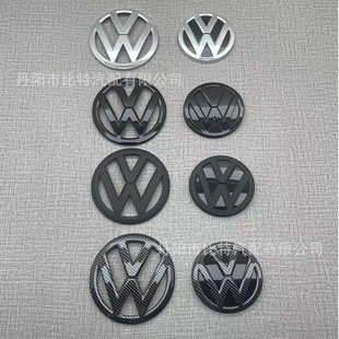 Applicable to Volkswagen 14-17 Golf 7Golf 7 MK7 modified black car logo, net logo, original car front and rear logo
