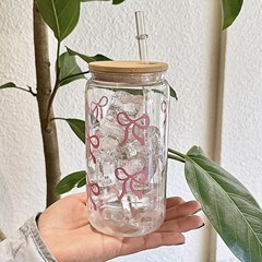 Amazon コーラカップ 竹蓋付き ストロー付き プラスチックカップ プラスチック製ウォーターカップ TEMU クロスボーダー 16オンス ウォーターカップ 軽い高級感と高級感