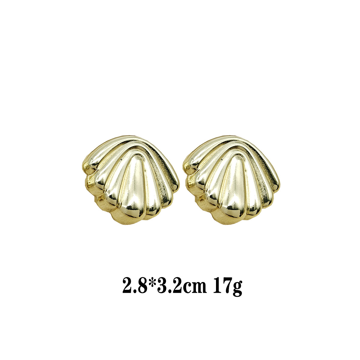 Pendientes de moda europeos y americanos Pendientes calientes Pendientes chapados en oro de lujo ligero Pendientes brillantes que no se desvanece Bola de oreja dorada transfronteriza image 26
