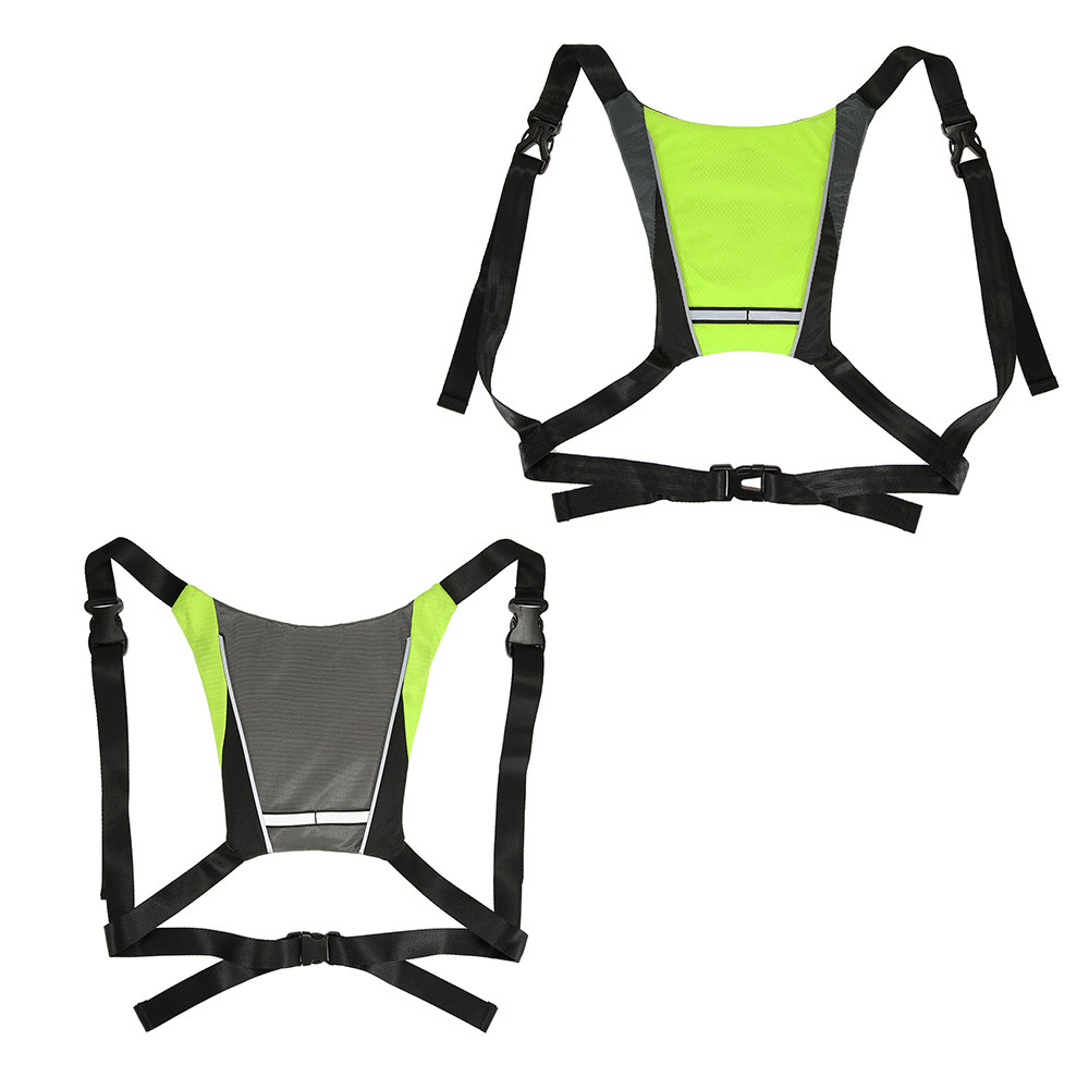 Control remoto inalámbrico LED advertencia luminosa montar chaleco corriendo chaleco reflectante noche indicador luminoso clip trasero