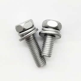 外六角十字组合螺丝（带弹垫，平垫）