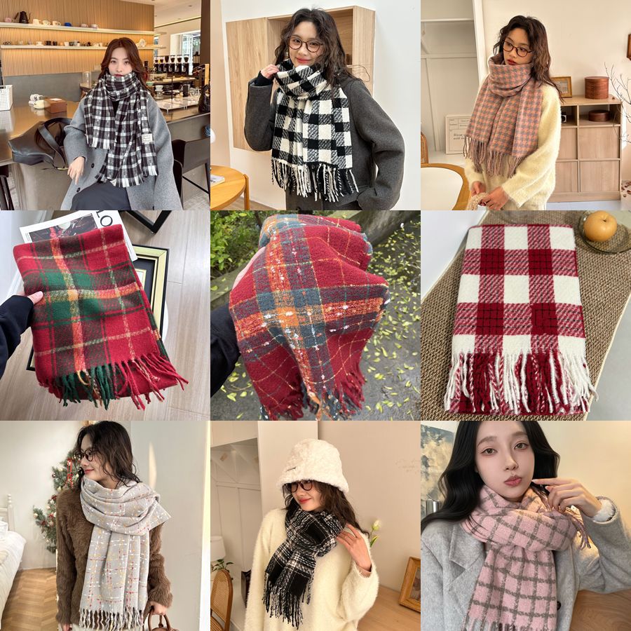 demi-season scarf made of faux fur