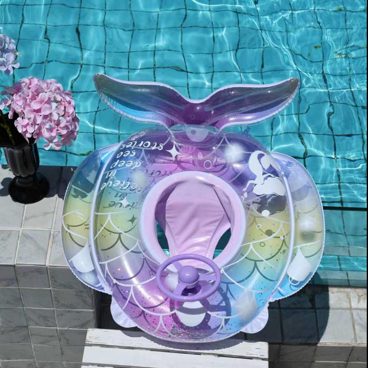 Steering wheel (mermaid pants pocket, purple)