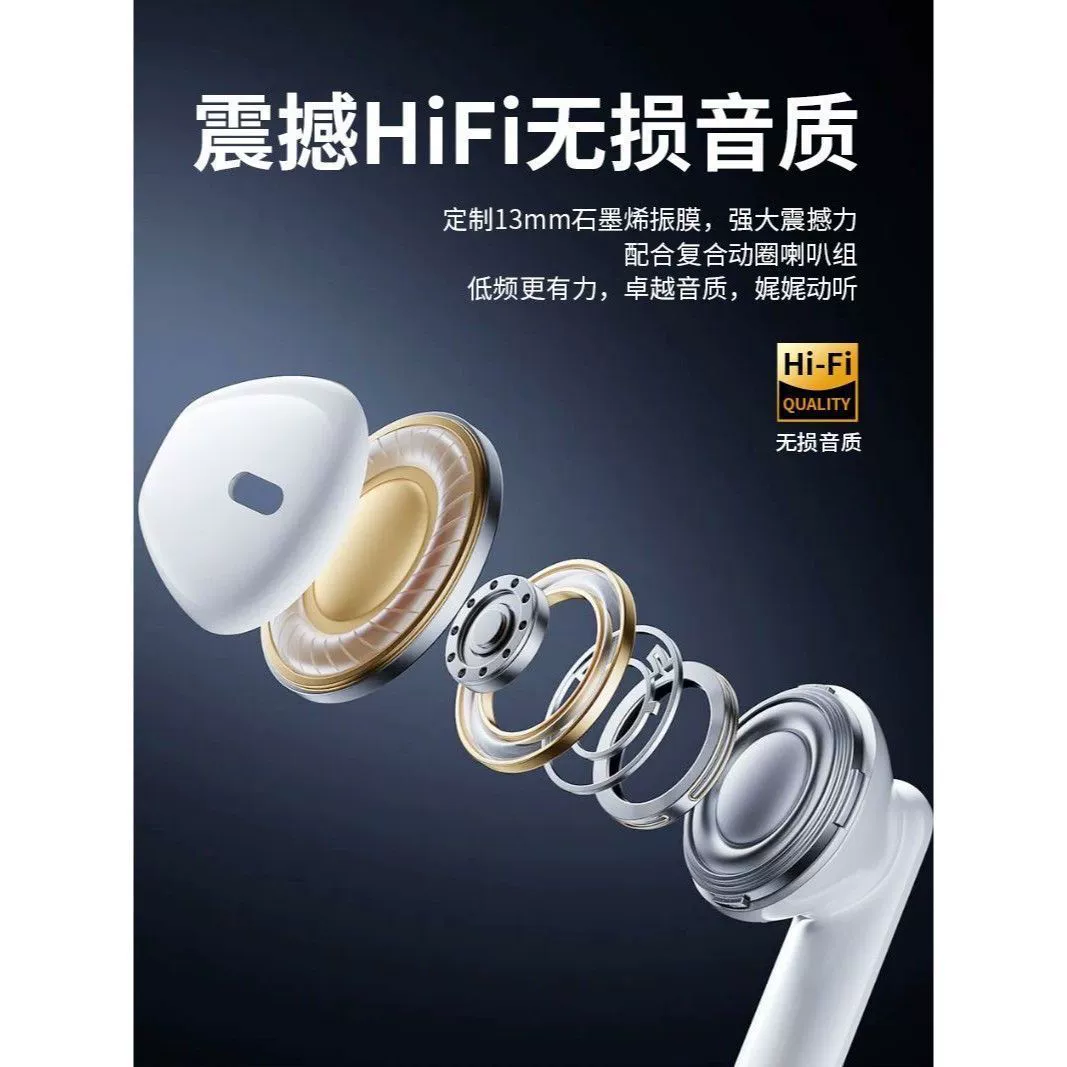 Совместимые наушники Huawei, Apple, Bluetooth, Android