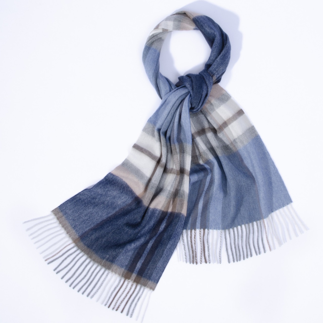 Fábrica de Mongolia Interior 2024 bufandas de cachemira unisex bufandas de cachemira onduladas de agua caliente de invierno