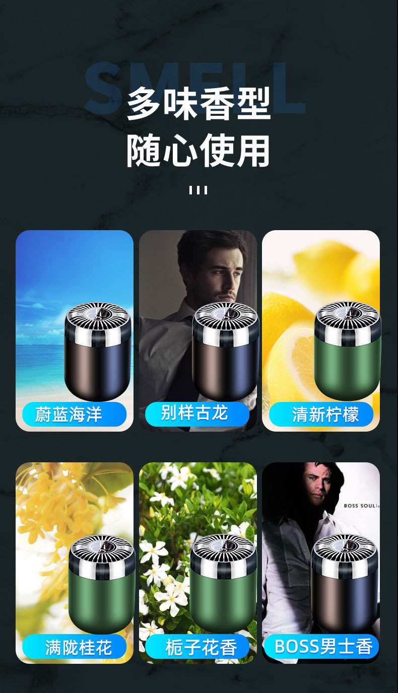 2024 New Car Solid Fragrance Wholesale Car Perfume Deodorization Car Fragrance Ornaments High-end Solid Fragrance