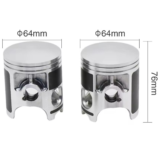 Cross-Border Motorcycle Parts Engine Piston Suitable for Yamaha Rd350 Cylinder Set 73-75