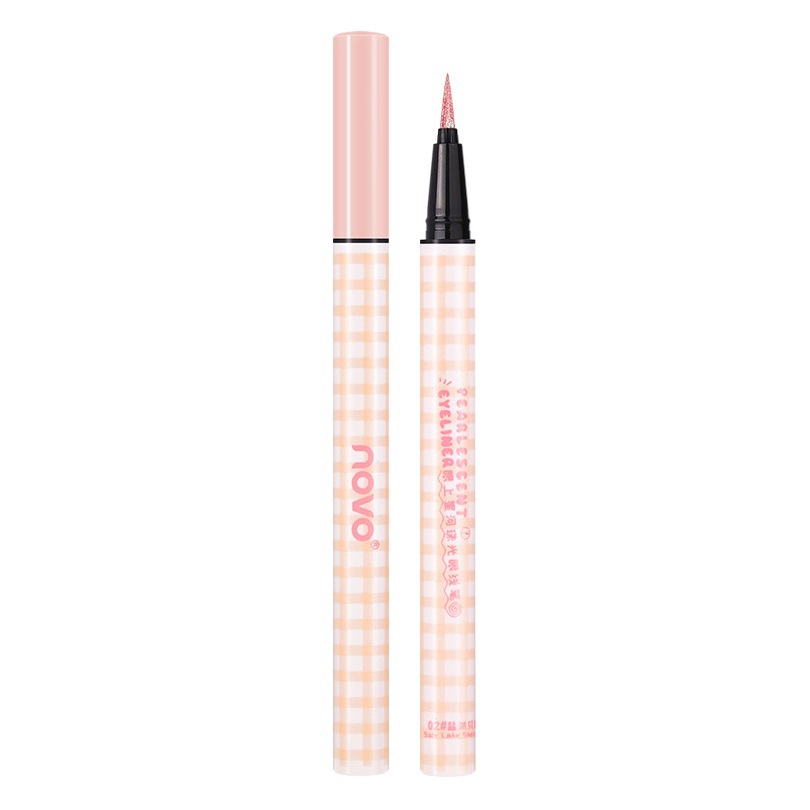 NOVO5785 eye Xinghe pearlescent eyeliner waterproof sweat-proof non-blooming ultra-fine soft hair quick-drying lasting