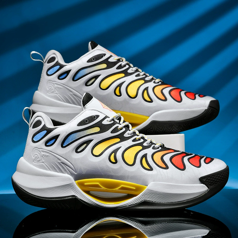 Трение звуковой бой баскетбольная обувь резиновая подошва