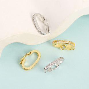 18k��ɫ��ɫ΢��ʯ�f�ܿ����������diy������B�ӿ��Ʒ����