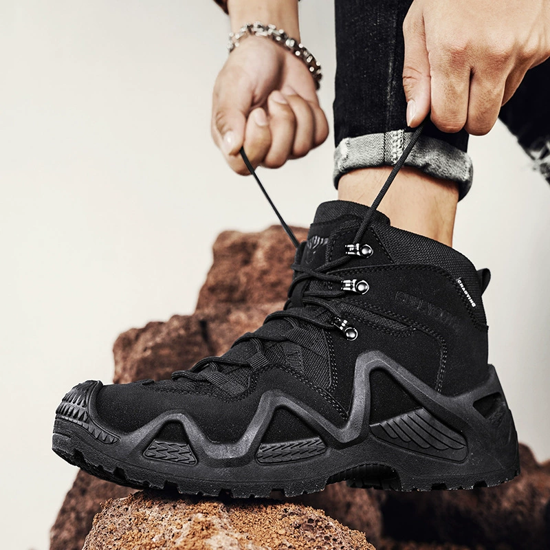 Высокогорные тактические ботинки с жестким дном износостойкие ботинки пустыни на открытом воздухе спортивные ботинки повседневные ботинки дышащие кроссовки мужской