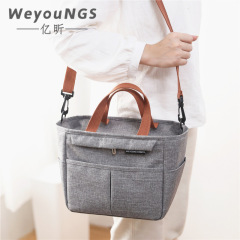 Best-selling insulated shoulder bag, lunch bag for outdoor picnics, ice bag, Amazon lunch bag, insulated rice box bag