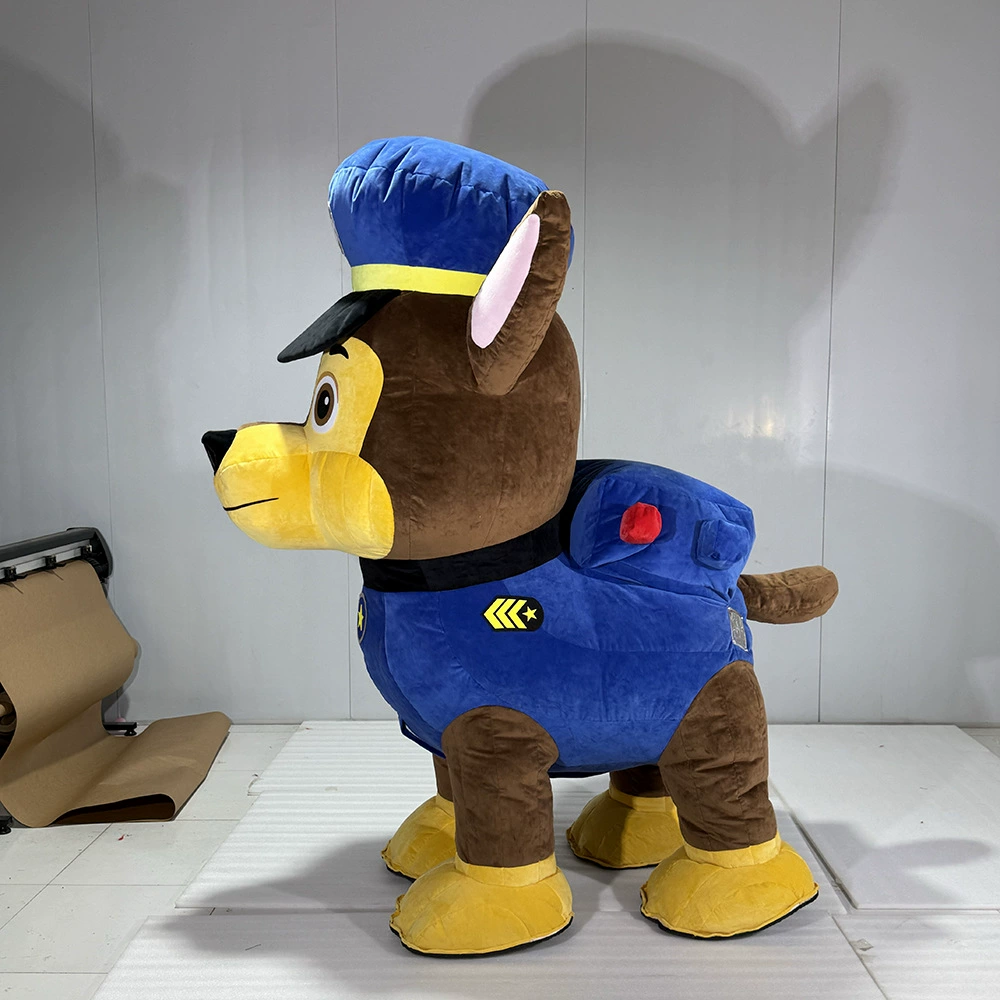 Инфляционная кукла одежда патрульная собака и люди-службаWear walking performance service blue Azi Wangwang команда Paw Patrol
