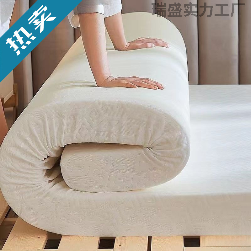 Thickened High-Density Sponge Mattress Single and Double Student Dormitory Mattress Kang Mat Bay Window Tatami Sponge Mat Polyester